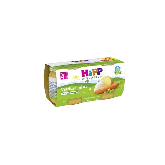 HIPP BIO HIPP BIO OMOGENEIZZATO VERDURE MISTE 2X80 G