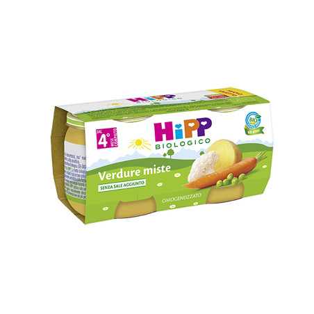 HIPP BIO HIPP BIO OMOGENEIZZATO VERDURE MISTE 2X80 G