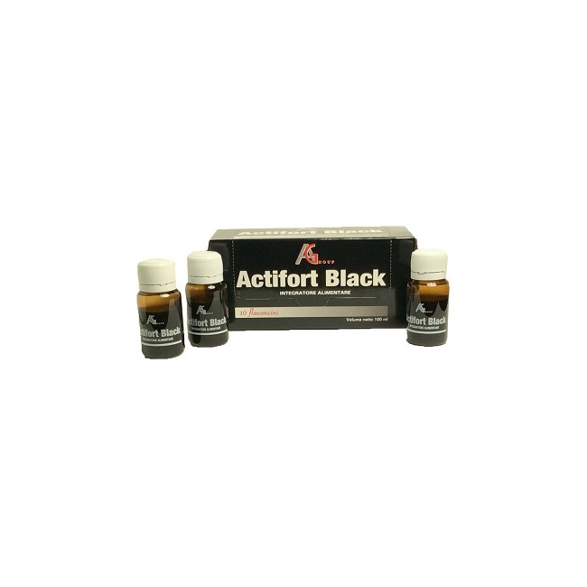 ACTIFORT BLACK 10 FLACONCINI 10 ML