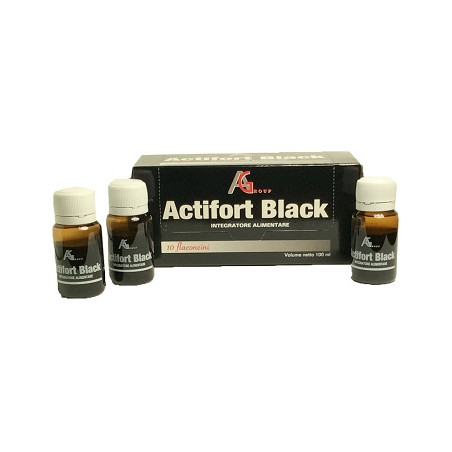 ACTIFORT BLACK 10 FLACONCINI 10 ML