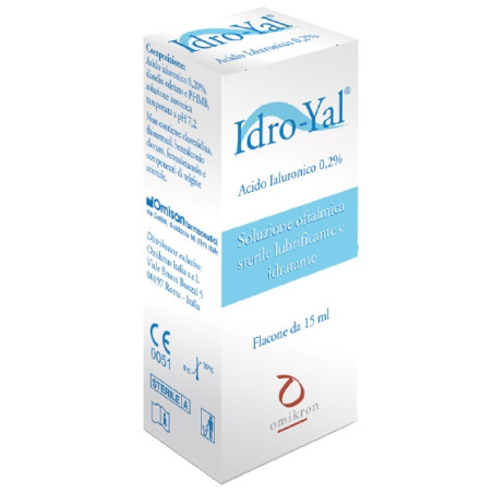 IDRO-YAL SOLUZIONE OFTALMICA LUBRIFICANTE IDRATANTE ACITO IALURONICO 0,2% 15 ML