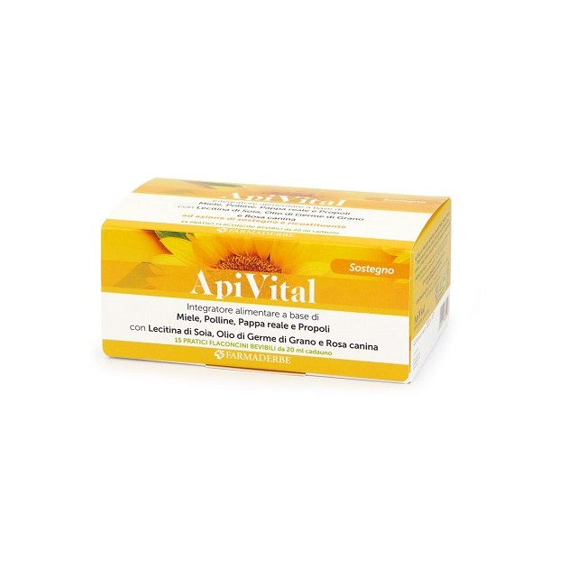 APIVITAL 15 FLACONCINI DA 20 ML 300 ML