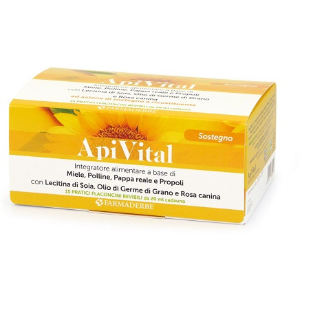 APIVITAL 15 FLACONCINI DA 20 ML 300 ML