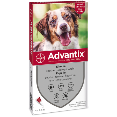 ADVANTIX SPOT ON*4PIP 10-25KG