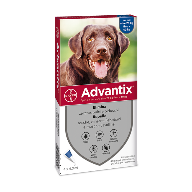 ADVANTIX SPOT ON*4PIP 25-40KG