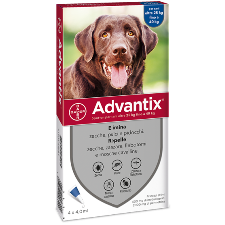 ADVANTIX SPOT ON*4PIP 25-40KG