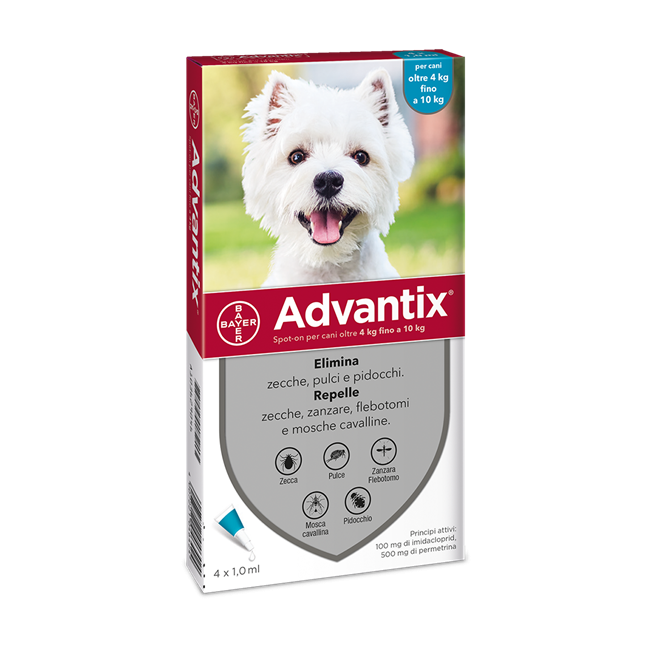 ADVANTIX SPOT ON*4PIP 4-10KG