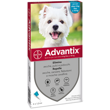 ADVANTIX SPOT ON*4PIP 4-10KG