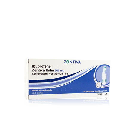 IBUPROFENE ZENT IT*24CPR 200MG