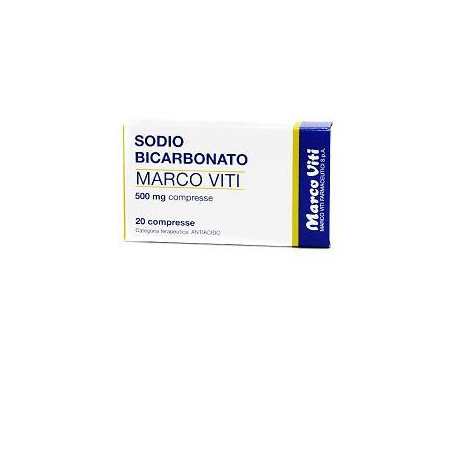 SODIO BICARBONATO*20CPR 500MG