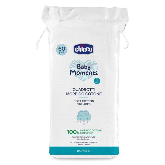 CHICCO BABY MOMENTS QUADROTTI 60 PEZZI