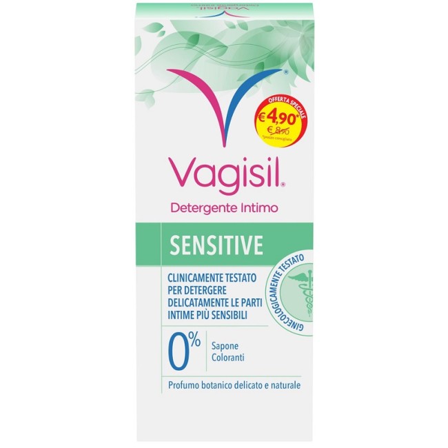 VAGISIL DETERGENTE SENSITIVE 250 ML + 75 ML OFFERTA SPECIALE