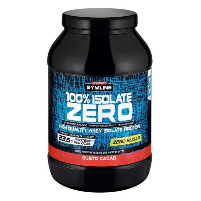 GYMLINE 100% WHEY ISO ZERO CACAO 900 G