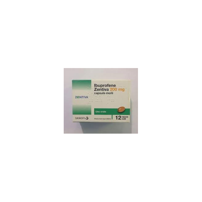 IBUPROFENE ZEN*12CPS MOL 200MG