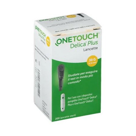 LANCETTE PUNGIDITO ONETOUCH DELICA PLUS 200 PEZZI