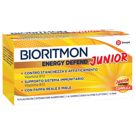 BIORITMON ENERGY DEFEND JUNIOR 10 FLACONCINI 10 ML