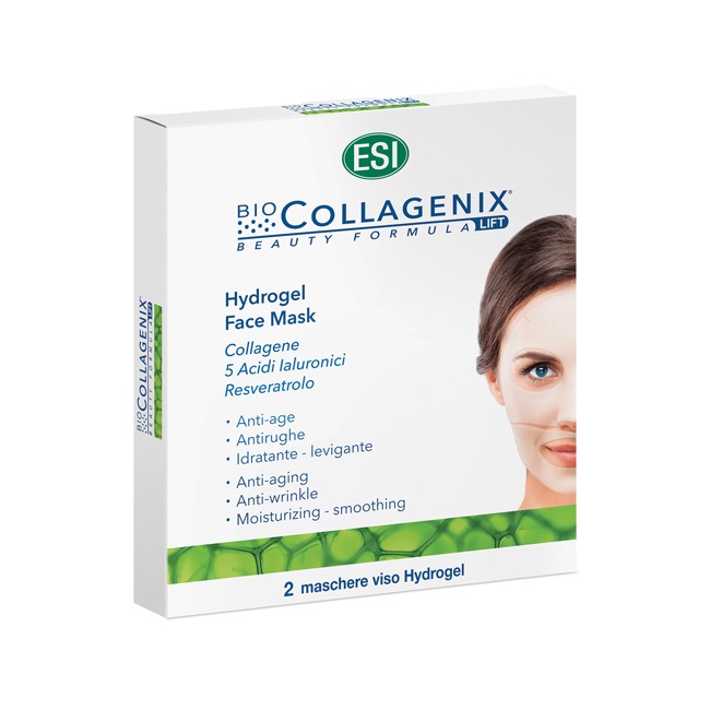 ESI BIOCOLLAGENIX HYDROGEL FACE MASK 2 PEZZI