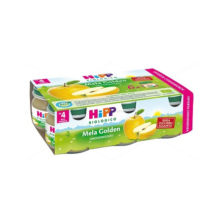 HiPP Omogeneizzato Mela Golden  Multipack 6x80g