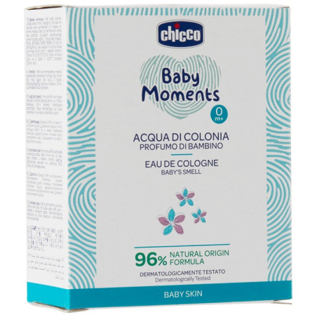 CHICCO BABY MOMENTS ACQUA DI COLONIA PROFUMO DI BAMBINO 100 ML