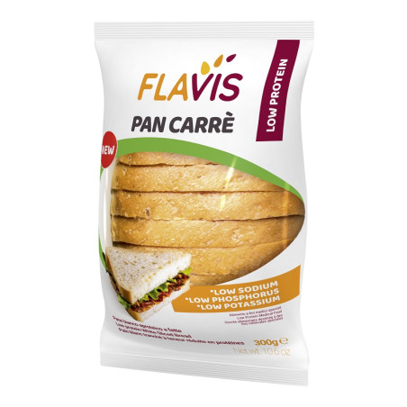 FLAVIS PAN CARRE' APROTEICO 300 G