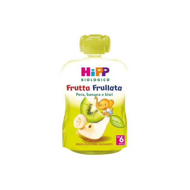 Hipp Frutta Frullata Pera Banana Kiwi Biologico 100g