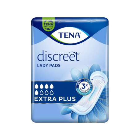 ASSORBENTE INCONTINENZA LEGGERA TENA DISCREET EXTRA PLUS 16 PEZZI