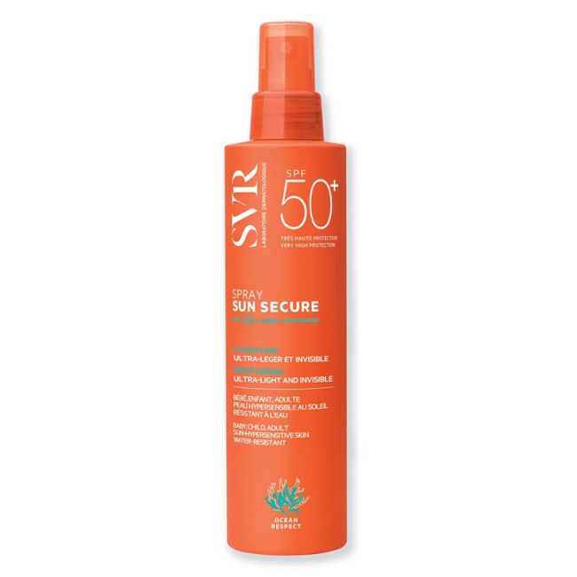 SVR SUN SECURE SPRAY BIODE 50+ 200 ML