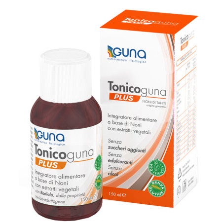 Confezione da 150 Ml di Guna Tonicoguna Plus integratore tonico energizzante