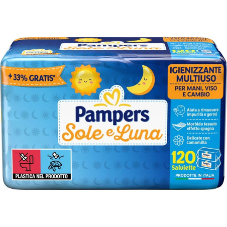 WIPES SOLE & LUNA + EFFETTO SPUGNA 90+30