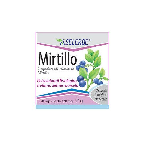 MIRTILLO ESTRATTO SECCO TITOLATO 50 CAPSULE