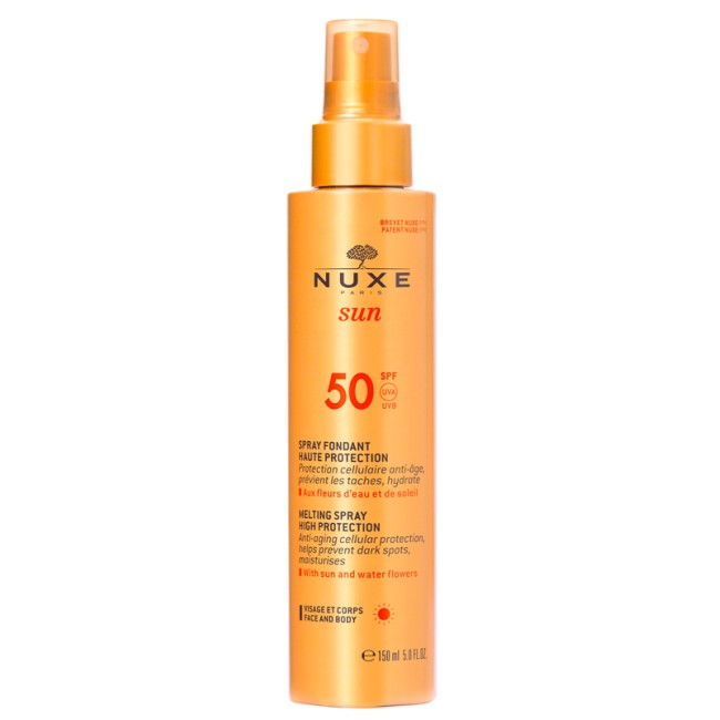 NUXE SUN SPRAY SOLARE VISO E CORPO ALTA PROTEZIONE SPF50 150 ML