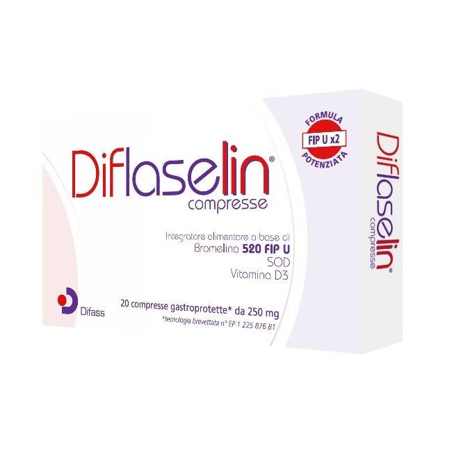 DIFLASELIN 20 COMPRESSE GASTROPROTETTE 250 MG