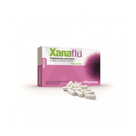 PromoPharma Xanaflu 200  Integratore Alimentare 20 Capsule