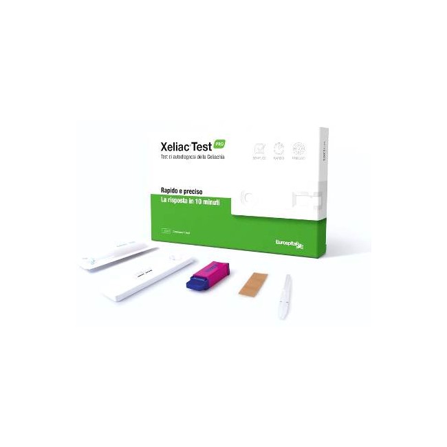 XELIAC TEST PRO DETERMINAZIONE ANTICORPI IGA E IGG ASSOCIATI ALLA MALATTIA CELIACA 1 PEZZO