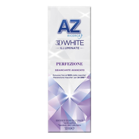 AZ 3D WHITE ILLUMINANTE PERFEZIONE SBIANCANTE AVANZATO DENTIFRICIO 50 ML