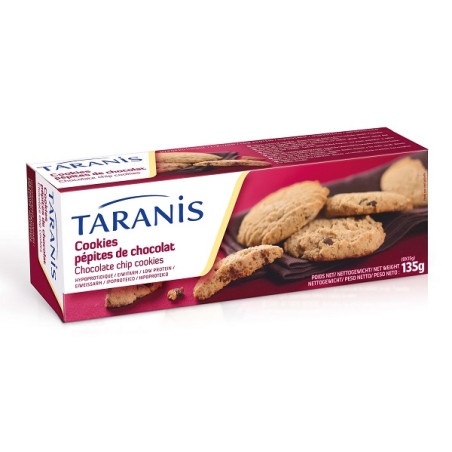 TARANIS COOKIES CON PEPITE AL CIOCCOLATO 3 MONOPORZIONI 45 G