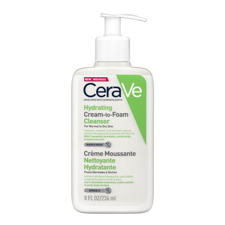 CERAVE CREAM TO FOAM CLEANSER 236 ML