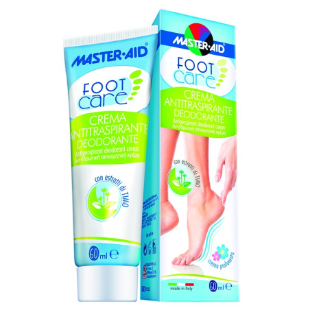 MASTER-AID FOOT CARE CREMA ANTITRASPIRANTE DEODORANTE 60 ML