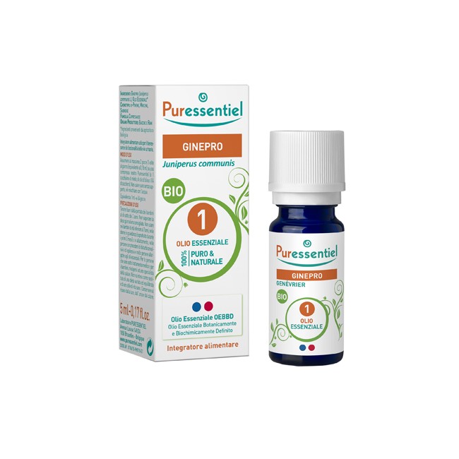 PURESSENTIEL GINEPRO OLIO ESSENZIALE BIO 5 ML