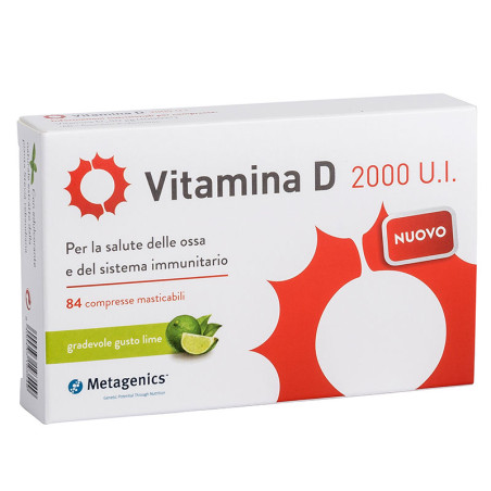 METAGENICS BELGIUM bvba Vitamina D 2000 Ui 84 Compresse