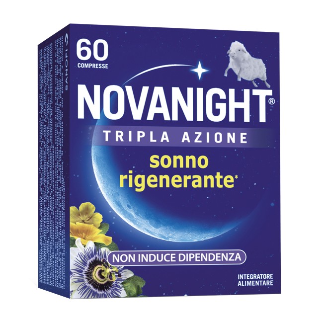 NOVANIGHT TRIPLA AZIONE SONNO RIGENERANTE 60 COMPRESSE