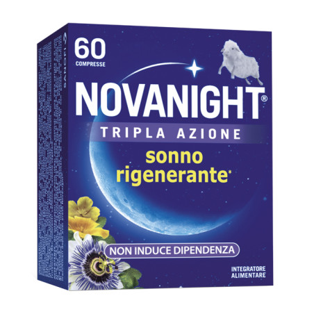 NOVANIGHT TRIPLA AZIONE SONNO RIGENERANTE 60 COMPRESSE