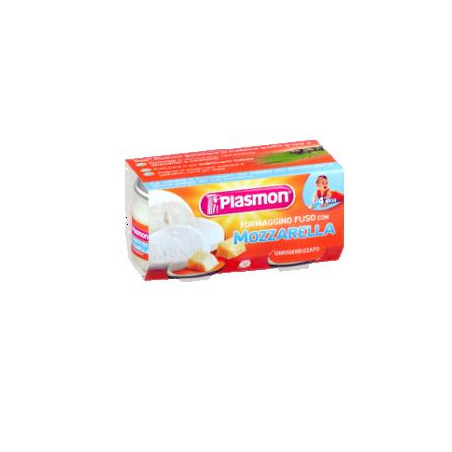 PLASMON OMOGENEIZZATO FORMAGGINO MOZZARELLA 80 G X 2 PEZZI