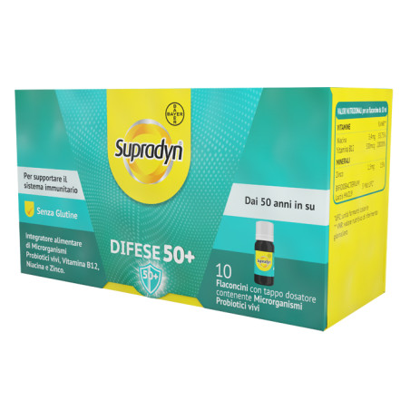 SUPRADYN DIFESE 50+ 10 FLACONCINI 10 ML