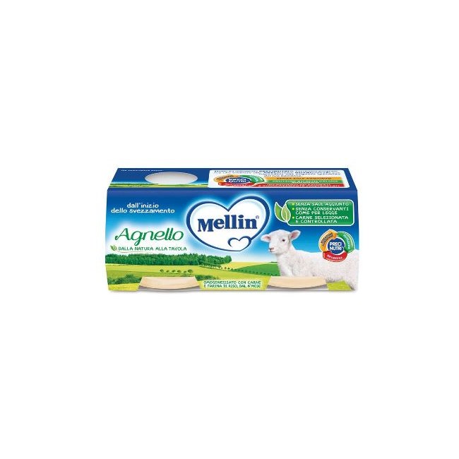 MELLIN OMOGENEIZZATO AGNELLO 2 X 120 G