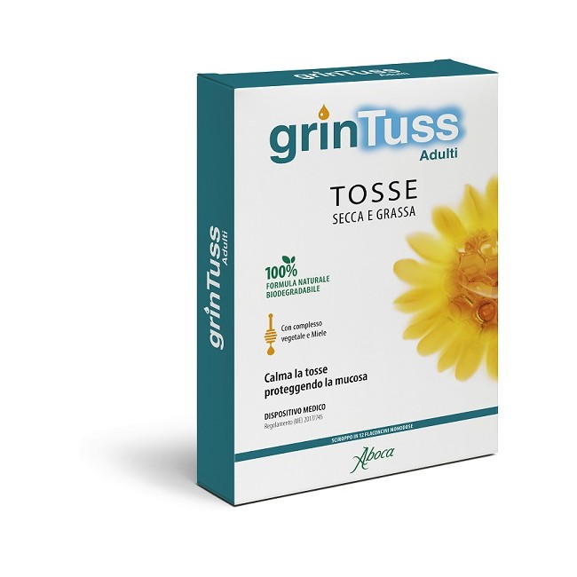 GRINTUSS ADULTI SCIROPPO 12 FLACONCINI MONODOSE