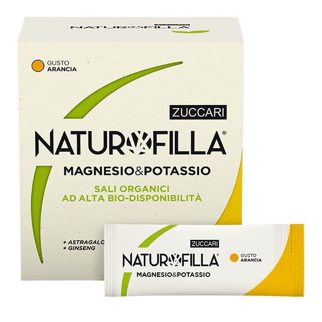 NATUROFILLA MAGNESIO & POTASSIO GUSTO ARANCIA 14 STICK PACK