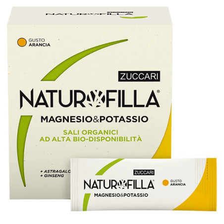 NATUROFILLA MAGNESIO & POTASSIO GUSTO ARANCIA 14 STICK PACK