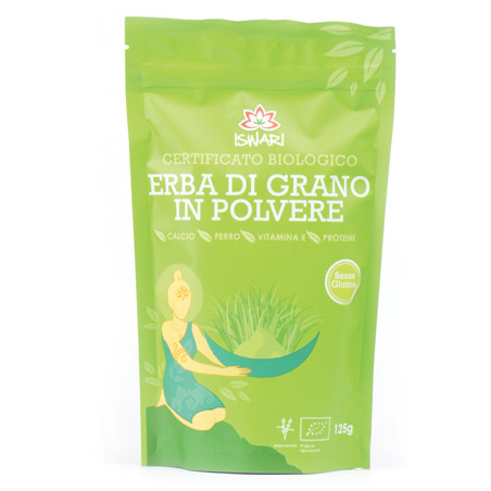 ERBA DI GRANO BIO IN POLVERE PROVENIENZA EUROPEA 125 G