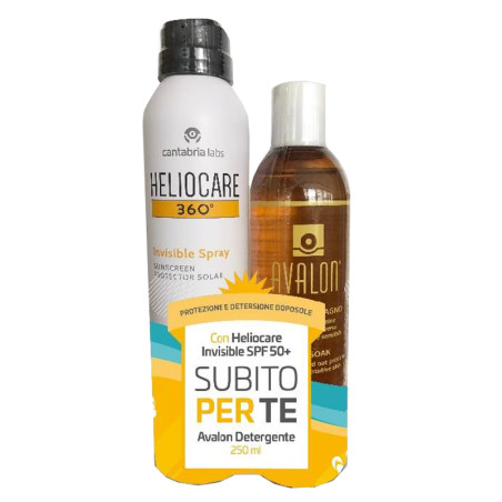 HELIOCARE INVISIBLE SPRAY 50+ 200 ML + C/AVALON 250 ML